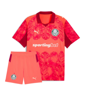 Kit Infantil Palmeiras X Kidsuper Mundial – 2025/26 Vermelha