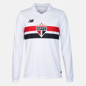 Camisa São Paulo I Manga Longa- 2024
