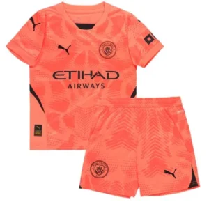 Kit Manchester City Goleiro 2024 - Infantil