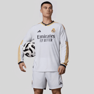 Camisa Real Madrid I Versão Jogador Manga Longa - 2023