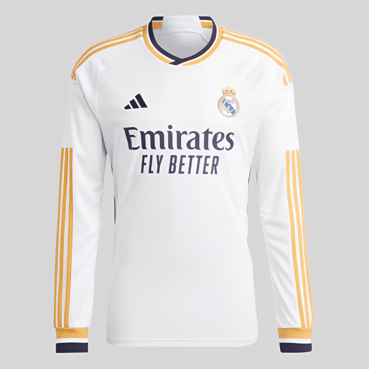 Camisa Real Madrid I Manga Longa - 2023