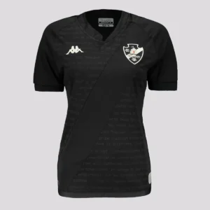Camisa Vasco III Preta Feminina – 2024