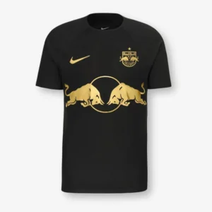 Camisa Red Bull Salzburg Especial "Deca Campeão" 23/24 Torcedor Nike - Preta e Dourada