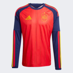 Camisa Espanha I – 2026 Manga Longa