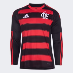 Camisa Flamengo I - 2025/26 Manga Longa