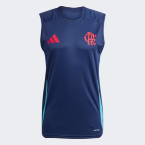Camisa Regata Flamengo Treino Azul Escuro - 2025/26