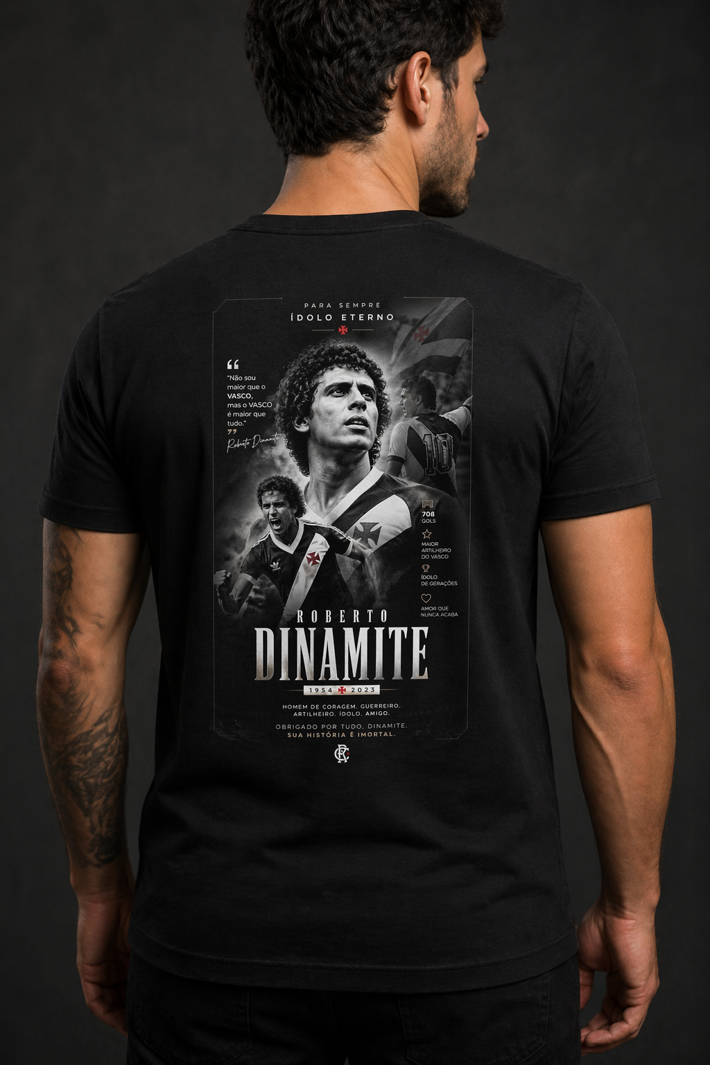 Camisa Casual Vasco - Roberto Dinamite