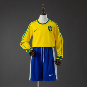 Kit Infantil Brasil I Retrô - 1998 Manga Longa
