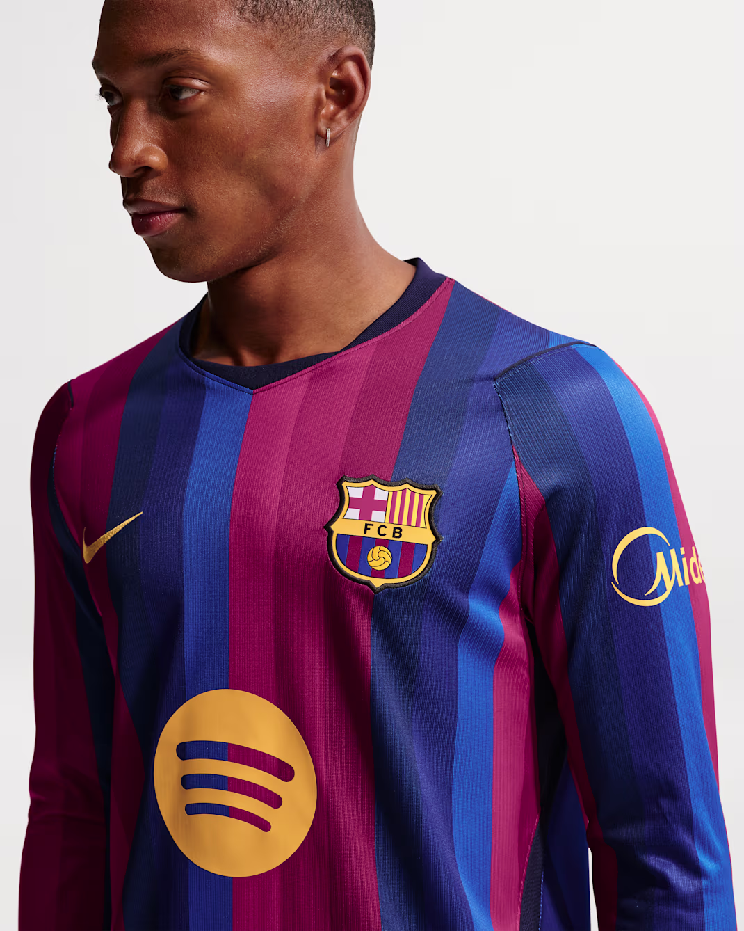 Camisa Barcelona I – 2026/27 Manga Longa - Imagem 3