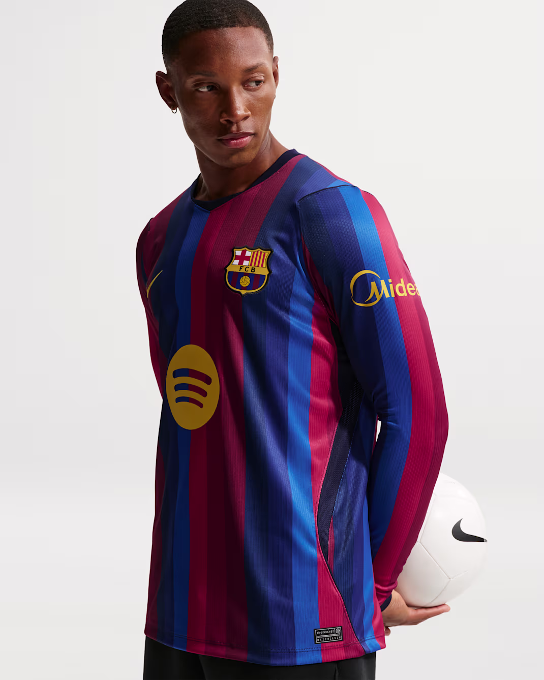 Camisa Barcelona I – 2026/27 Manga Longa